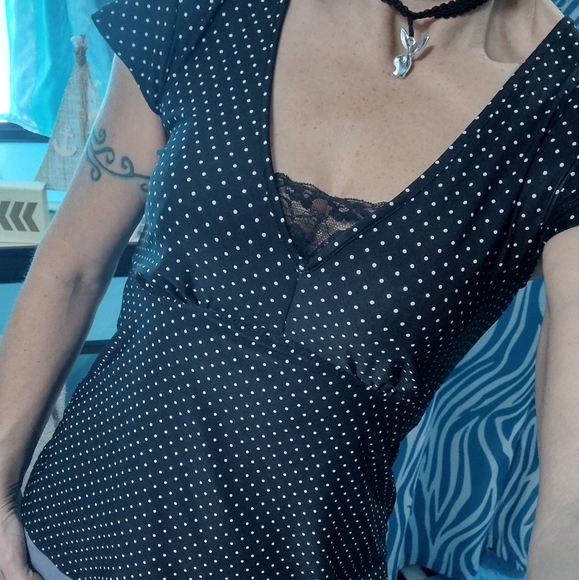 Marilyn Monroe polka dot blouse - Picture 4 of 12